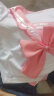 NASA LEAP日系校园风jk制服短款性感蝴蝶结露脐百褶裙套装 粉红色 均码 80-110斤 晒单实拍图