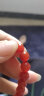 灵菲 红玛瑙手链红色玉髓珠子散珠单圈串珠水晶手串男女款 8MM 小巧女款（5a级） 实拍图