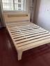 天桐居【现货闪发】床纯实木床现代简约卧室双人床大床经济单人床出租房 实木床 1.5米*2米 实拍图