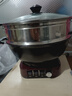 惠当家（Hui Dang Jia）电炒锅多功能电热锅电锅定时电蒸锅一体加厚铸铁锅电煮锅多用途锅 【加深定时款】34CM单笼 实拍图