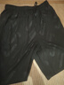 品诗歌人夏季冰丝短裤男薄款运动速干五分裤宽松直筒休闲裤沙滩大裤衩男 2001黑色+2003黑色 2XL140-155斤 实拍图