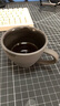 泰摩 简约陶瓷咖啡杯套装 纯白 拿铁咖啡杯 欧式咖啡杯碟 180ml 卡布奇诺咖啡杯碟-黑| 实拍图