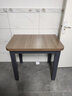 古宜  折叠餐桌小户型家用实木桌椅组合现代简约多功能可伸缩小桌子 折叠餐桌【深色】 实拍图