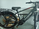 凤凰（Phoenix）锂电池助力电动自行车26寸成人新国标电动车长续航电瓶车 589黑红-21速一体轮-速度传感 20AH电动续航60公里 实拍图