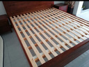 麦娅月实木床 胡桃木实木床中式双人床简约家用主卧婚床实木大床 胡桃木床+8cm环保棕垫 1500*2000mm抽屉款 实拍图