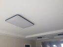 雷士（NVC）led卧室灯 现代简约分段调光吸顶灯客厅书房灯饰薄款简易灯具 36W 【白雪】智能调光 实拍图