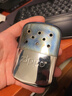 ZIPPO怀炉加油暖手宝原装 新款美版触燃式保温暖手炉 送男友女友礼物 银色怀炉+133ML油 实拍图