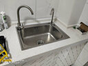 卓浴卫浴水槽单槽304不锈钢厨房洗菜盆洗碗池洗菜池 【304】尊享版60*45水槽套装配角阀 实拍图