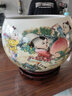 景德镇陶瓷器聚宝盆工艺品金鱼缸睡莲碗客厅大摆件乔迁新居礼物家居玄关办公室装饰品公司开业礼品桌面摆设 粉彩五子登科聚宝盆（配旋转底座+证书） 实拍图