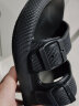 海澜之家（HLA）男鞋时尚透气户外休闲凉拖鞋舒适增高HAALXM2ACp0037 黑色43 实拍图