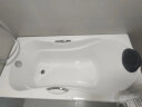 箭牌（ARROW）浴缸家用成人浴缸 亚克力按摩大浴缸小户型方形日式坐式浴池 1.5m普通浴缸/不含进水/右裙 实拍图