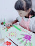 弥鹿（MiDeer）手指画颜料可水洗儿童幼儿涂鸦宝宝水彩绘画工具画画防水防脏画衣 手指画6色（大支装60ml） 晒单实拍图
