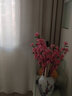 仿真桃花梅花樱花绢花干花假花商场酒店居家装饰春节摆放花艺 65厘米长 粉红色 实拍图
