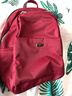 伊诗黛牛津布背包双肩包女轻便韩版百搭休闲帆布旅行包时尚学生书包女包 酒红大号 实拍图