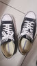 匡威（Converse）经典帆布鞋男 AllSTAR 透气休闲鞋子 黑色运动板鞋女 101001 44 实拍图
