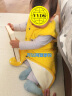 千趣会（SENSHUKAI）童装男童女童马甲冬季睡袍摇粒绒长款儿童马甲睡袋 黄色 80cm(80cm-90cm) 晒单实拍图