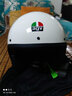 AGV X70头盔摩托车机车复古男女骑行3/4盔四季通用电动车安全帽 WHITE XL（适合60-62头围） 实拍图