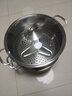 Momscook304不锈钢蒸锅家用双层蒸屉复底汤锅加厚燃气电磁炉通用MT2814ST2 双层蒸锅（MT2614ST2) 26cm 实拍图