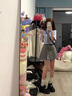 玛娇媚（Majiaomei）学院风连衣裙套装女装2026年新款夏装小个子穿搭衬衣jk制服裙子女 上衣（领带）+百褶裙 M 实拍图