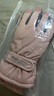 靓魅姿滑雪手套女冬天韩版防泼水防寒保暖加绒加厚手套棉骑行玩雪手套 升级款可触屏粉色 均码 实拍图