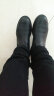 ECCO爱步女靴时尚型塑系列牛皮女鞋 经典切尔西短靴 266503 黑色-05001 36 晒单实拍图