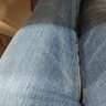 狮子聪  加绒牛仔裤女外穿弹力修身显瘦小脚加厚保暖带绒2025冬季新款 复古蓝咖啡绒(SJ-8888) 32 实拍图