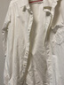MUJI 男式 法兰绒 衬衫 男士长袖衬衣外套 休闲纯棉全棉 ACA77C1A 米白色 M (170/92A) 实拍图