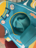 鲸保（Kingpou）儿童游泳圈 宝宝免充气泳圈坐圈男女童安全浮圈游泳装备K7904蓝色 实拍图