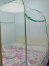 南极人NanJiren 三开门免安装方顶蒙古包钢丝蚊帐 1.8米床 可折叠拉链坐床式有底蚊帐 实拍图