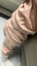 童泰（TONGTAI）宝宝内衣套装春秋季男童女童长袖衣服家居服内衣秋衣秋裤坑条 粉色 【前开套装-平腰款】 100 cm 实拍图