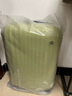 90分行李箱易北河系列拉杆箱旅行箱万向轮TSA密码锁ins纯色男女登机箱 牛油果绿 20英寸 可登机 适用短途 实拍图