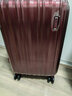 莎米特行李箱大容量可扩容 德国进口纯PC材质静音万向轮旅行拉杆箱PC154 酒红【可扩容】 20英寸 【短途43L 可登机】 实拍图