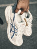 亚瑟士ASICS男鞋缓冲透气跑步鞋运动鞋网面回弹跑鞋GEL-CONTEND 4 白色/蓝色 41.5 实拍图