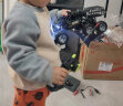 凯乐斯（KAILESI）黑色25cm六轮四驱合金高速越野遥控赛车男孩玩具汽车儿童生日礼物 实拍图