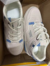 璞狄男鞋秋冬季新款小白鞋男士休闲鞋运动板鞋透气青少年学生鞋子男 YJ-T057白蓝 41 实拍图