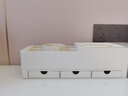 时代良品书立架书立桌上书架带抽屉 无需安装简约书本收纳架办公室学习阅读神器书架 白色-带抽屉 实拍图