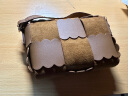 鹰姿手工编织diy材料包包手缝饼干枕头包自制作手提斜挎包送女友 巧克力色材料包 带挂件+礼盒 实拍图