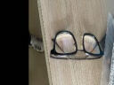 Taro设计师款 日本超轻纯钛商务方框可配度数成品男近视护目眼镜框架 黑啡色 不配镜片 晒单实拍图