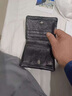 ANDSEEYOU品牌 钱包男 时尚短款手拿包 复古羊皮手抓包 软皮竖款皮夹子 真皮手包 多卡位钱夹 黑色 实拍图