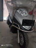 杰帆（JF）踏板车摩托车125cc踏板摩托车可上牌宇钻燃油街车助力车摩托车 银色 实拍图