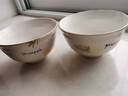 素美吉（SUMEIJI）陶瓷菜盘碟子家用创意小清新餐具釉下彩工艺安全健康焗饭盘瓷盘 4.5英寸饭碗-2个装 实拍图
