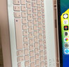 CANHOOGD iPad11/10蓝牙键盘保护套25款A16带笔槽平板壳键盘鼠标套装 「七彩背光」婴儿粉+防误触电容笔 实拍图