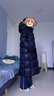 高梵黑金鹅绒服先锋2.0八格羽绒服男女同长款冬季品牌情侣厚外套 黑色【男女同款】 M 【170】 实拍图