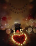 婚恋倾城求婚布置装饰惊喜浪漫场景告表白仪式室内外灯气球情人节礼物 实拍图