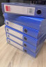齐心(Comix) 10个装 35mm牢固耐用粘扣档案盒/A4文件盒/资料盒 蓝色EA1007-10 实拍图