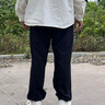安踏运动裤男夏季针织束脚裤大码宽松直筒透气卫裤跑步休闲长裤子男 【推荐春秋款-舒适亲肤】8301黑 2XL 实拍图