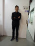 yhv中山装立领套装男士修身青年中式结婚礼服中国风表演伴郎主持 1665黑色中山套装 M （165）建议95斤-110斤 实拍图