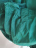 茵曼2024夏女新款时尚休闲百搭纯色花苞舒适遮胯显瘦A字短裤 墨绿色 M 实拍图