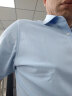 七匹狼【竹纤维】短袖衬衫男装夏装职业装衬衣男衣服上衣 113(浅蓝) 175/92A/XL 晒单实拍图