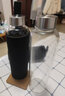 赢容玻璃杯豆浆便携耐热花茶水杯大容量水瓶创意随手杯子保温杯套 550ml提绳款+纯黑色杯套 实拍图